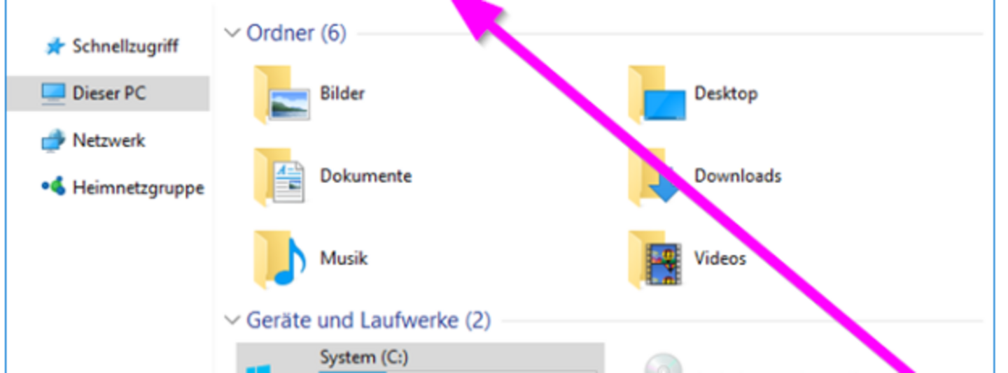 Screen Dateiexplorer Laufwerk verbinden