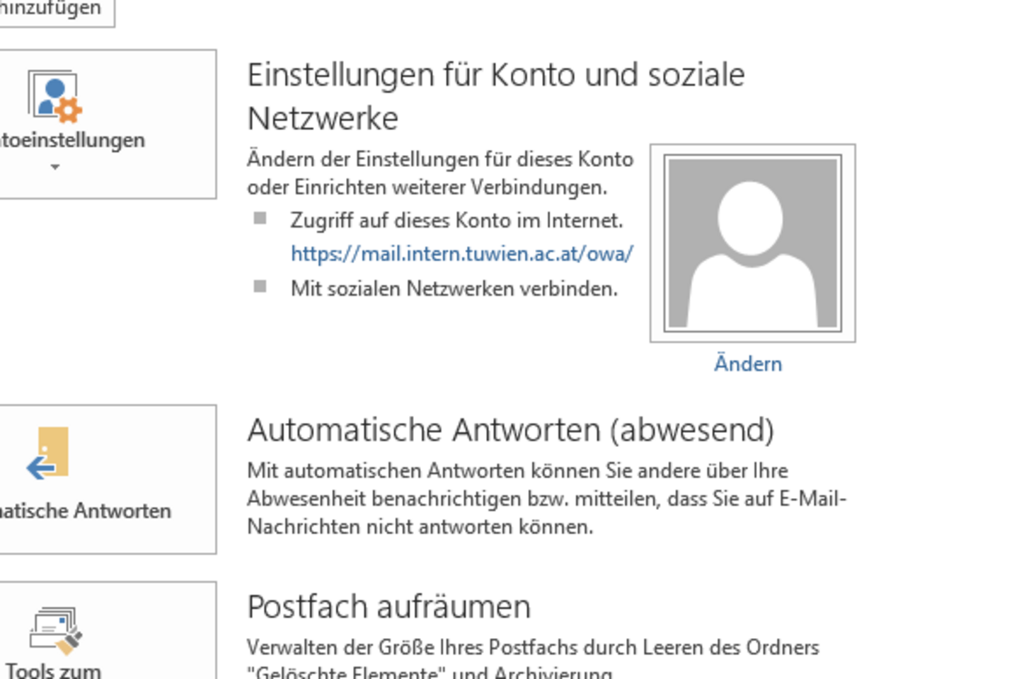 Screenshot: Manage rules and notifications