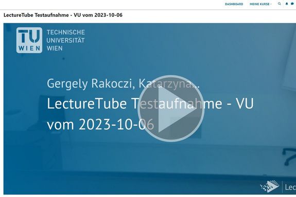 LectureTube Video-Player