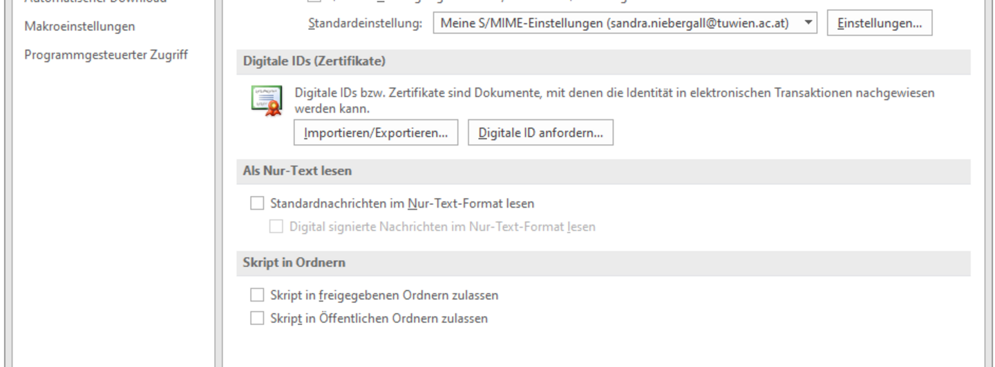 Outlook Email Security