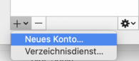 Funktionaler Account neues Konto einrichten