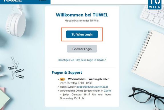 TU Wien Login in TUWEL