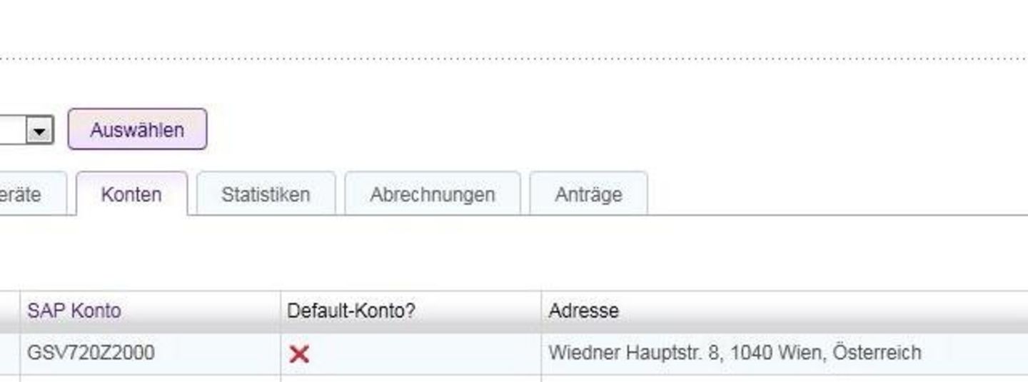 Screenshot Entgeltkonten Screen: Anleitung