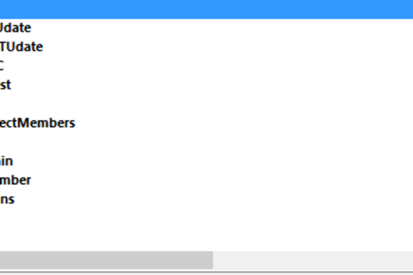 Screenshot: Gruppe auswählen
