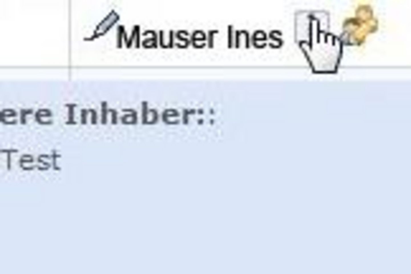 Screenshot: Anzeige von weiteren Inhabern