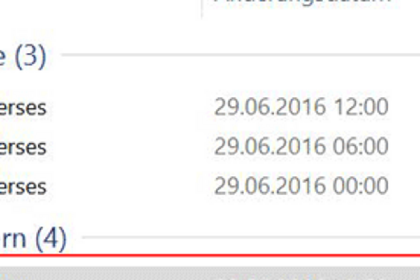Screenshot Windows10: Open the desired previous version Screenshot Windows10: Open the desired previous version
