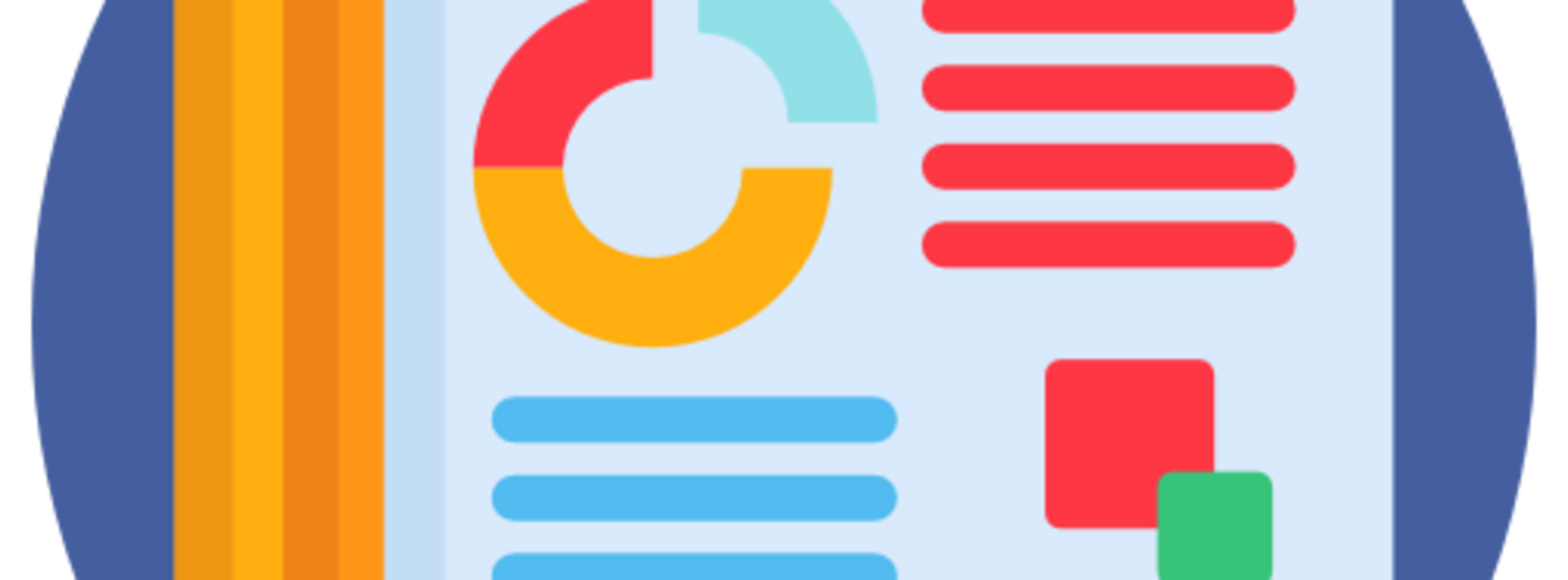 Darstellung von Tabellen und Grafiken in Logoformat, dient als Blickfang