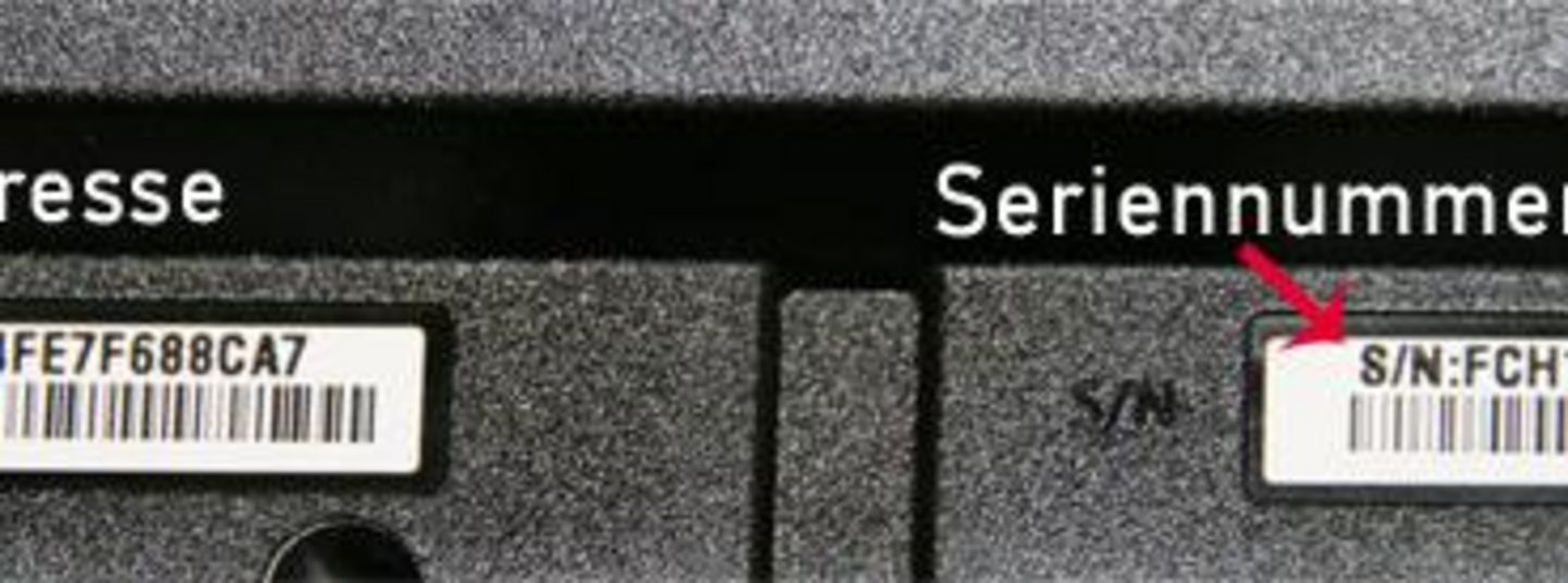 Image of serial number