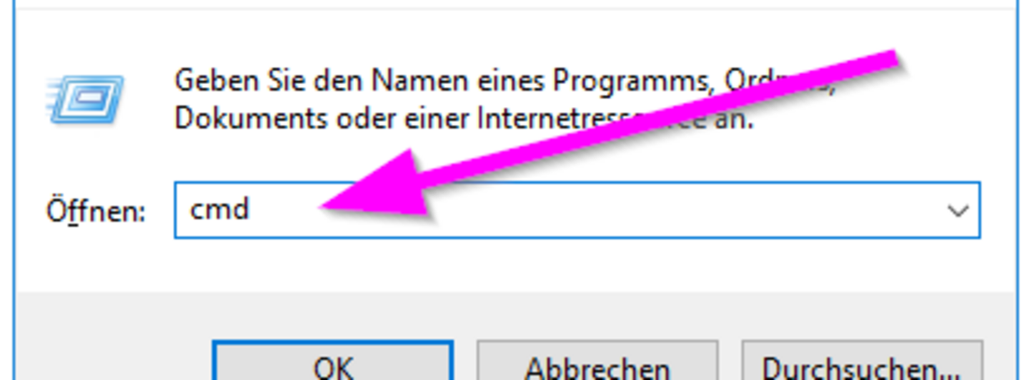 Screen zu CMD Eingabe