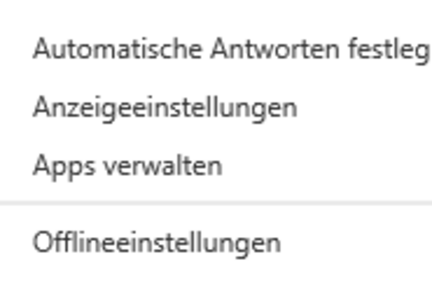 Screenshot: Choose options
