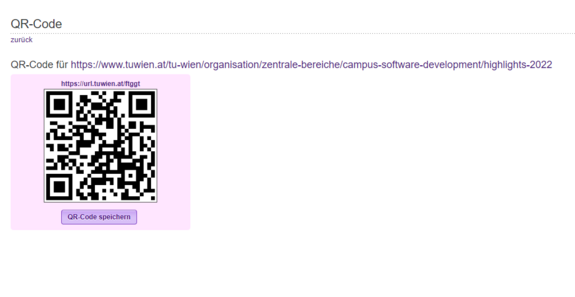 [Translate to English:] Screenshot von QR-Code