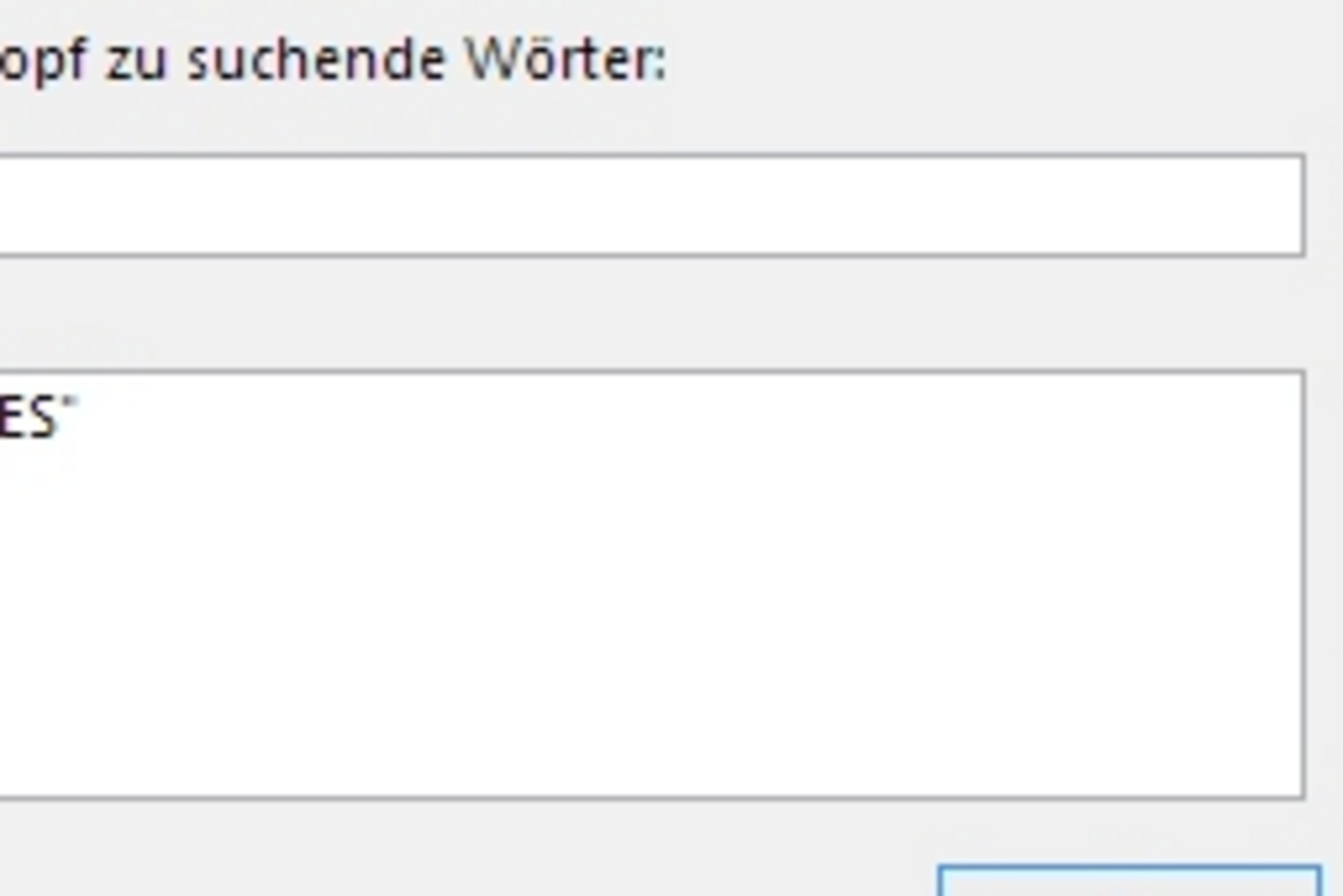 Screenshot: Confirmation of the text