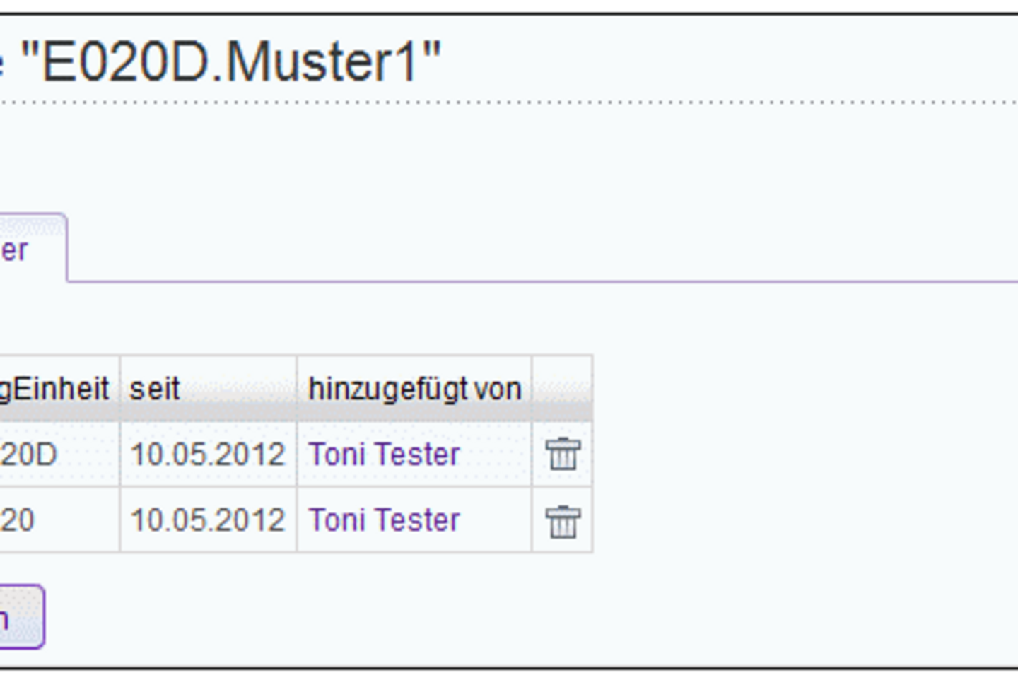 Screenshot: Display all members of your group