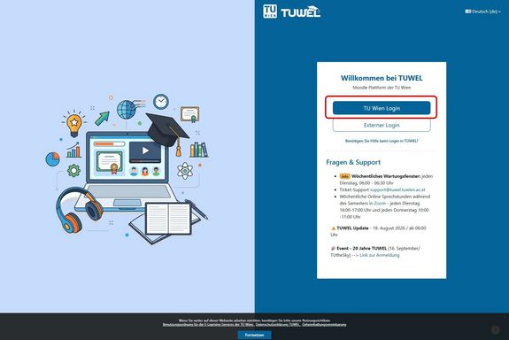 TU Wien Login in TUWEL